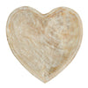 White Wooden Heart Bowl Lrg - Creative Brands