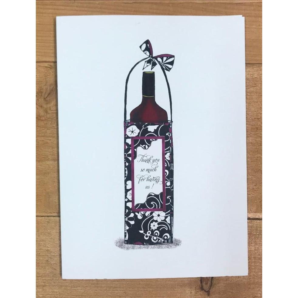 Wine Bottle TY - Paper Queen - Wall Street Clothing